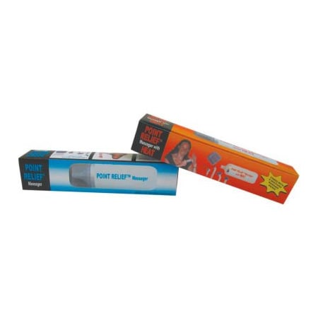 Fabrication Enterprises Point Relief Mini-Massager with Heat And Accessories, 25/Pack 14-1051-25